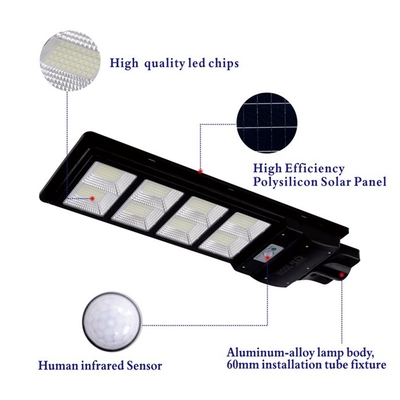 Sustainable Lighting Solution Solar Powered LED Street Light With Long Lasting Battery