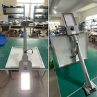 130 - 150LM/W Lumen Lithium Battery Solar Powered Street Lamp For Outdoor Lighting