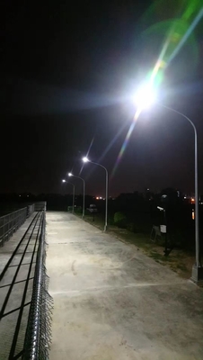 Aluminum Alloy 160Lm/W 50W All In One Led Solar Street Light