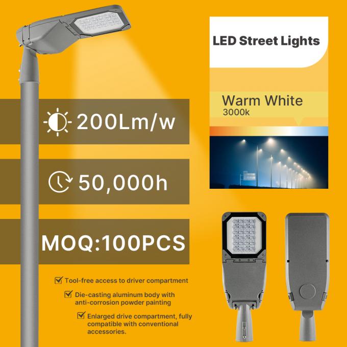SMD3030 Wysokiej światłości AC LED Street Light 50W 70W System sterowania światłem 1